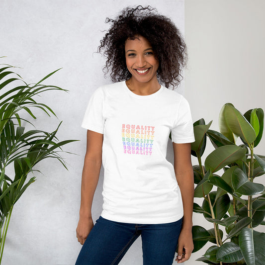 Baumwoll T-Shirt mit Print "Equality"