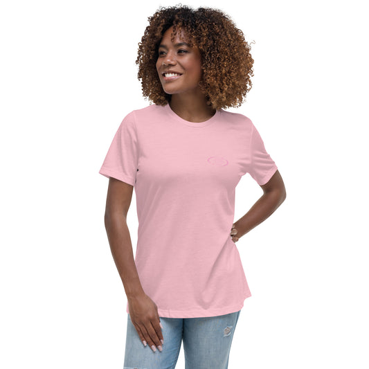 Basic Baumwoll T-Shirt mit Print "Disco"